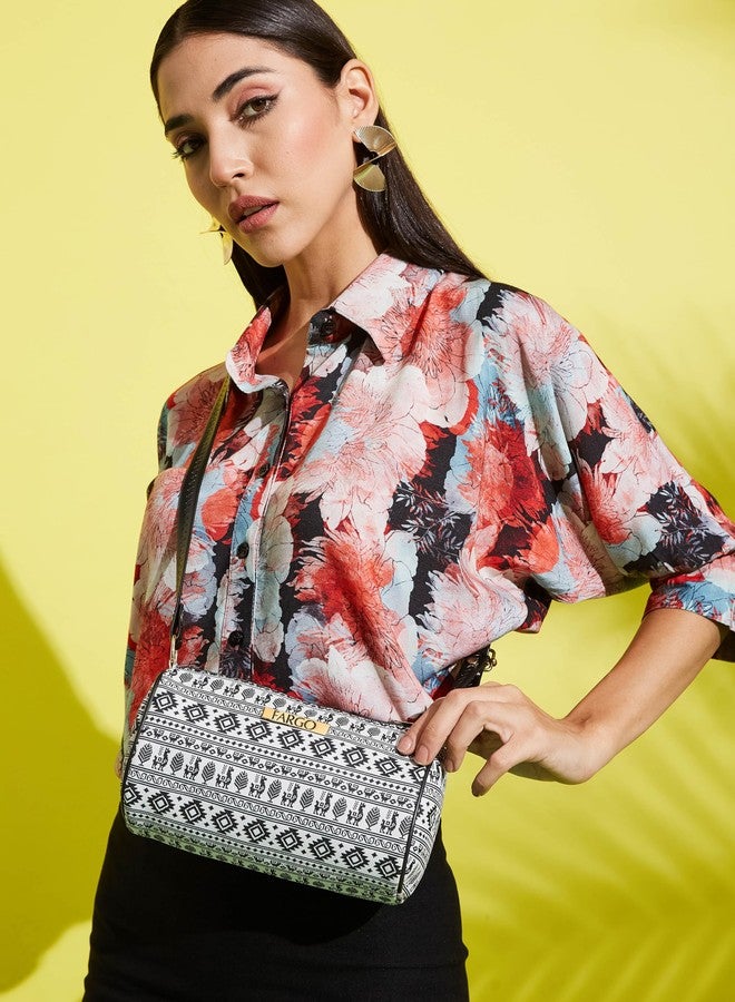 فارجو حقيبة كتف أنيقة من فارغو للنساء، حقيبة يد نسائية وبنات (أسود) - Image 2